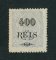 1902 - Afinsa nº 72d. D. Carlos I com sobretaxa. Selo de 400r/50r novo, COM CHARNEIRA (*) e goma original. Denteado 12 1/2, papel pontinhado. Em boas condições.