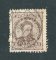 1882/83 - Afinsa nº 57d. D. Luis I de frente. Selo de 25 reis usado. Papel liso, denteado 12 1/2. CARIMBO DE CASTELO BRANCO. Em boas condições.