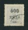 1902 - Afinsa nº 72d. D. Carlos I com sobretaxa. Selo de 400r/50r usado. Denteado 12 1/2, papel pontinhado. Em boas condições.