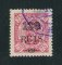 1902 - Afinsa nº 70a. D. Carlos I com sobretaxa. Selo de 130r/75r usado. Denteado 11 1/2, papel porcelana. Em boas condições.