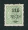 1902 - Afinsa nº 66. D. Carlos I com sobretaxa. Selo de 115r/80r novo COM CHARNEIRA (*) e goma original. Em boas condições.