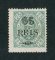 1902 - Afinsa nº 65b. D. Carlos I com sobretaxa. Selo de 65r/25r novo SEM GOMA. Papel pontinhado, denteado 12 1/2. Em boas condições.