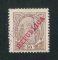 1911 - Afinsa nº 83c. Elefantes com sobrecarga local REPUBLICA. Selo de 50r usado. Papel porcelana médio, denteado 11 1/2. ''5'' COM BANDEIRA CURTA. Em boas condições.