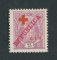 1917 - Afinsa nº 111b. Tipo Elefantes com sobrecargas REPUBLICA e CRUZ VERMELHA. Selo de 75 reis novo, SEM GOMA. ''1'' de ''31'' MAIOR. Em boas condições.