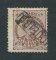 1882/83 - Afinsa nº 57. D. Luis I de frente. Selo de 25 reis usado. Papel porcelana, denteado 11 1/2. CARIMBO NOMINATIVO - FIGUEIRÓ. Pequeno vinco.