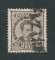 1882/83 - Afinsa nº 57a. D. Luis I de frente. Selo de 25 reis usado. Papel porcelana, denteado 12 1/2. CARIMBO NOMINATIVO - NAZARÉ, pouco legível. Tem um vinco.