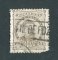 1882/83 - Afinsa nº 57d. D. Luis I de frente. Selo de 25 reis usado. Papel liso, denteado 12 1/2. CARIMBO NOMINATIVO - VILA NOVA DE FOZ COA. Vários defeitos.