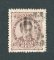 1882/83 - Afinsa nº 57e. D. Luis I de frente. Selo de 25 reis usado. Papel liso, denteado 13 1/2. Carimbo nº 126 - Vila Nova de Foz Côa (2ª REFORMA). Pequena transparência.