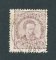 1882/83 - Afinsa nº 57b. D. Luis I de frente. Selo de 25 reis usado. Papel porcelana, denteado 13 1/2. CARIMBO DE IDANHA-A-NOVA. Em boas condições.
