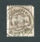 1882/83 - Afinsa nº 57b. D. Luis I de frente. Selo de 25 reis usado. Papel porcelana, denteado 13 1/2. CARIMBO DE ALBUFEIRA. Vários defeitos.