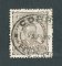1882/83 - Afinsa nº 57b. D. Luis I de frente. Selo de 25 reis usado. Papel porcelana, denteado 13 1/2. CARIMBO DE FELGUEIRAS. Pequena transparência.