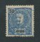 1897 - Afinsa nº 19. D. Carlos I. Selo de 50 reis usado. CARIMBO DE VELAS (S. JORGE). Em boas condições.