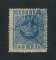 1870 - Afinsa nº 5b. Tipo Coroa. Selo de 40 reis USADO. AZUL. Denteado 13 1/2. Em boas condições.