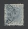1870 - Afinsa nº 7a. Tipo Coroa. Selo de 100 reis USADO. Denteado 13 1/2. Em boas condições.