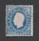 1887 - Afinsa nº 20. D. Luis I. Selo 50 reis novo, SEM GOMA. AZUL. Denteado 13 1/2. Em boas condições.