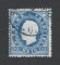 1887 - Afinsa nº 20. D. Luis I. Selo 50 reis USADO. AZUL. Denteado 13 1/2. Em boas condições.