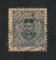 1896 - Afinsa nº 31. D. Carlos com sobretaxa. Selo de 50r/300r USADO. Com CERTIFICADO DE PERITAGEM (CERTIFICATE). Em boas condições.