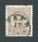 1882/83 - Afinsa nº 57a. D. Luis I de frente. Selo de 25 reis usado. Papel porcelana, denteado 12 1/2. CARIMBO DE FAFE. Tem um denteado irregular.