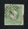 1866/7 - Afinsa nº 23. D. Luís I, fita curva. EXEMPLAR DE LUXO. Selo de 50 reis usado. Boas margens. Em boas condições.