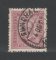 1892 - Afinsa nº 2. D. Carlos I. Selo de 10 reis USADO. Papel porcelana, denteado 12 1/2. Em boas condições.