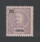 1897 - Afinsa nº 21. D. Carlos I. Selo 80 reis novo, SEM GOMA. Em boas condições.