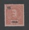 1898 - Afinsa nº 32. D. Carlos I. Selo de 115 reis novo SEM CHARNEIRA (**) e com goma original. Em boas condições.
