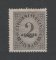 1885 - Afinsa nº 51c. Taxa de Telegramas. Selo de 2 reis NOVO, COM CHARNEIRA (*) e goma original. Sobrecarga a preto, denteado 13 1/2. Em boas condições.
