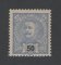 1898 - Afinsa nº 142. D. Carlos I. Novas Cores e Valores. Selo de 50 reis novo, COM CHARNEIRA (*) e goma original. Em boas condições.