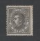 1880/81 - Afinsa nº 52B. D. Luis I, de perfil. Selo de 5 reis NOVO, COM CHARNEIRA (*) e goma original. Papel liso, denteado 13 1/2. Pequena transparência.