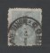 1880/81 - Afinsa nº 53. D. Luis I, de perfil.Selo de 25 reis usado. Papel liso, denteado 12 1/2. CARIMBO DE MONTEMOR. Pequena transparência.