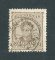 1882/83 - Afinsa nº 57d. D. Luis I de frente. Selo de 25 reis usado. Papel liso, denteado 12 1/2. CARIMBO DE VILA REAL DE SANTO ANTONIO. Em boas condições.