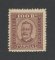 1892 - Afinsa nº 9. D. Carlos I. Selo de 100 reis novo, SEM GOMA. Denteado 12 1/2. Pequena transparência.