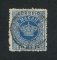 1884 - Afinsa nº 5. Tipo Coroa. Selo de 40 reis usado. Denteado 12 1/2. Em boas condições.
