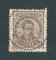 1882/83 - Afinsa nº 57d. D. Luis I de frente. Selo de 25 reis usado. Papel liso, denteado 12 1/2. CARIMBO DE MIRANDELA. Em boas condições.