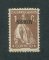 1918 - Afinsa nº 164b. Ceres. Selo de 1c novo, COM CHARNEIRA (*) e goma original. Papel liso, denteado 12x11 1/2. SOBRECARGA INVERTIDA. NÃO CATALOGADO. Em boas condições.