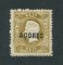 1868 - Afinsa nº 9. D. Luis I. Fita curva denteado. Selo de 20 reis NOVO, COM CHARNEIRA (*) e goma original. Em boas condições.