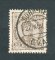 1882/83 - Afinsa nº 57d. D. Luis I de frente. Selo de 25 reis usado. Papel liso, denteado 12 1/2. CARIMBO DE OVAR. Em boas condições.