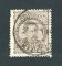1882/83 - Afinsa nº 57e. D. Luis I de frente. Selo de 25 reis usado. Papel liso, denteado 13 1/2. CARIMBO DE VIZELA. Em boas condições.