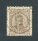 1882/83 - Afinsa nº 57e. D. Luis I de frente. Selo de 25 reis usado. Papel liso, denteado 13 1/2. CARIMBO DE ANADIA. Em boas condições.