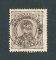 1882/83 - Afinsa nº 57e. D. Luis I de frente. Selo de 25 reis usado. Papel liso, denteado 13 1/2. CARIMBO DE SANTO TIRSO. Em boas condições.