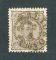1882/83 - Afinsa nº 57e. D. Luis I de frente. Selo de 25 reis usado. Papel liso, denteado 13 1/2. CARIMBO DE FAMALICÃO. Em boas condições.