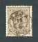 1882/83 - Afinsa nº 57e. D. Luis I de frente. Selo de 25 reis usado. Papel liso, denteado 13 1/2. CARIMBO DE BEJA. Em boas condições.