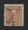 1913 - Afinsa nº 188. D. Carlos I com sobrecarga local REPUBLICA. Selo de 6a USADO. Em boas condições.