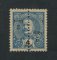 1911 - Afinsa nº 219d. D. Carlos I com sobretaxa e perfurado a meio. Selo de 2r/4T novo sem goma como emitido. SOBRETAXA INVERTIDA. Em boas condições.