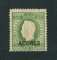 1871/76 - Afinsa nº 20. D. Luis I. Fita direita. Selo de 50 reis NOVO, COM CHARNEIRA (*) e goma original. Denteado 12 1/2. Em boas condições.