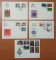 1968 - Ano Completo com 5 FDCs