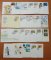 1987 - Ano Completo com 21 FDCs