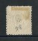 1870/6 - Afinsa nº 39i. D. Luis I, fita direita.Selo de 20 reis usado. Papel porcelana, denteado 12 1/2. Canto curto.