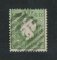 1870/6 - Afinsa nº 41. D. Luís I, fita direita.Selo de 50 reis usado. Papel liso, denteado 12 1/2. Carimbo nº 123 - Peso da Régua (2ª Reforma). Este selo foi redenteado.