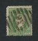 1870/6 - Afinsa nº 41C. D. Luís I, fita direita.Selo de 50 reis usado. Papel liso, denteado 13 1/2. Denteado irregular.